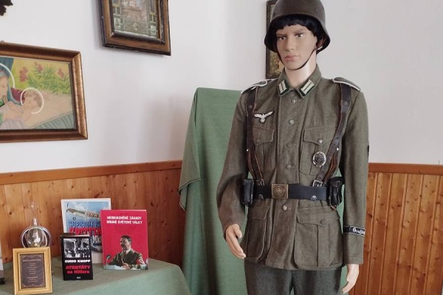 Originál německé mapy z 2. světové války můžete vidět v Holašovicích